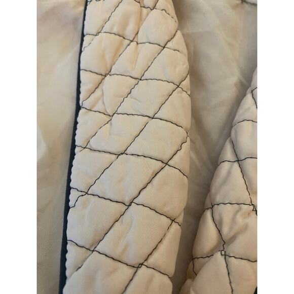 1950s Paultex New York Short Sleeve Quilted Smoking Jacket Size 36 small - Picture 9 of 13